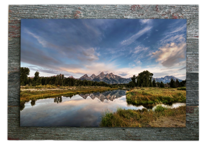 Barn Wood Metal Floats