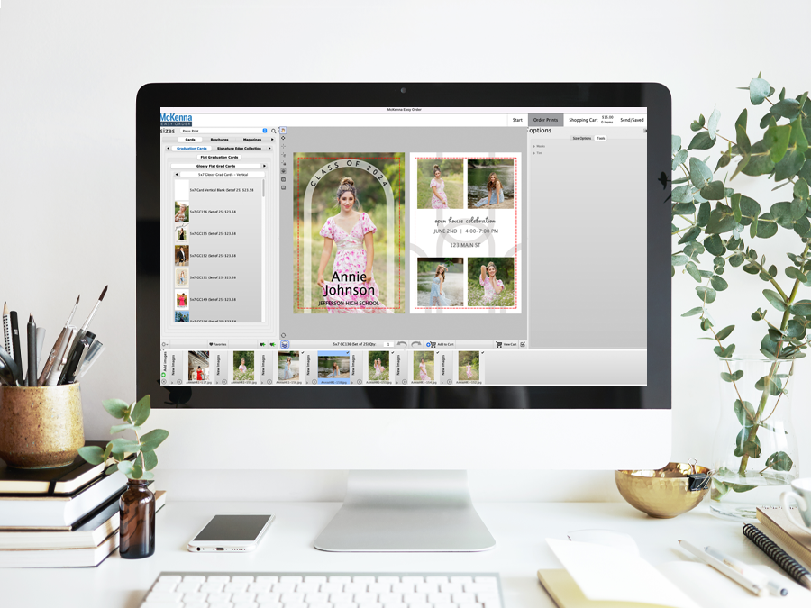 Grad cards in McKenna's Easy Order